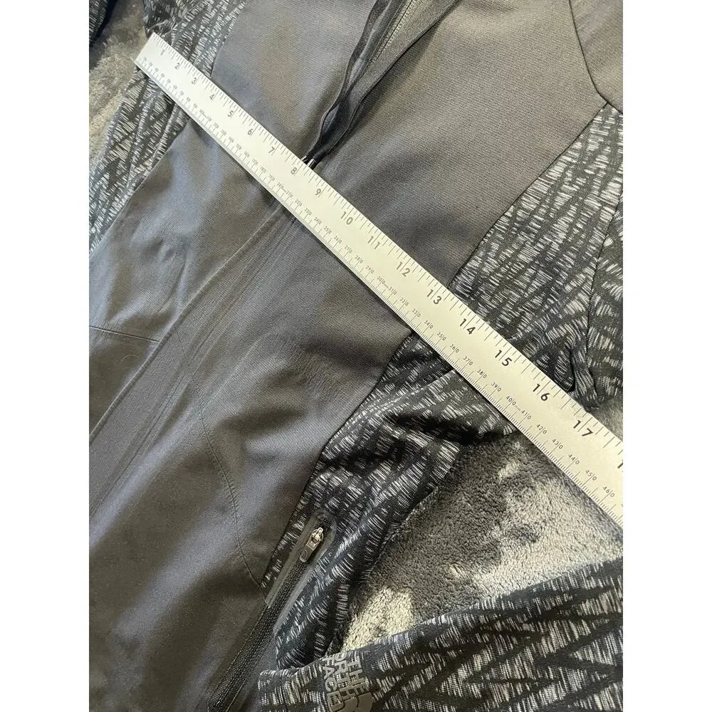 The North Face Printed Sleeve Hooded Running Athletic Jacket Women S